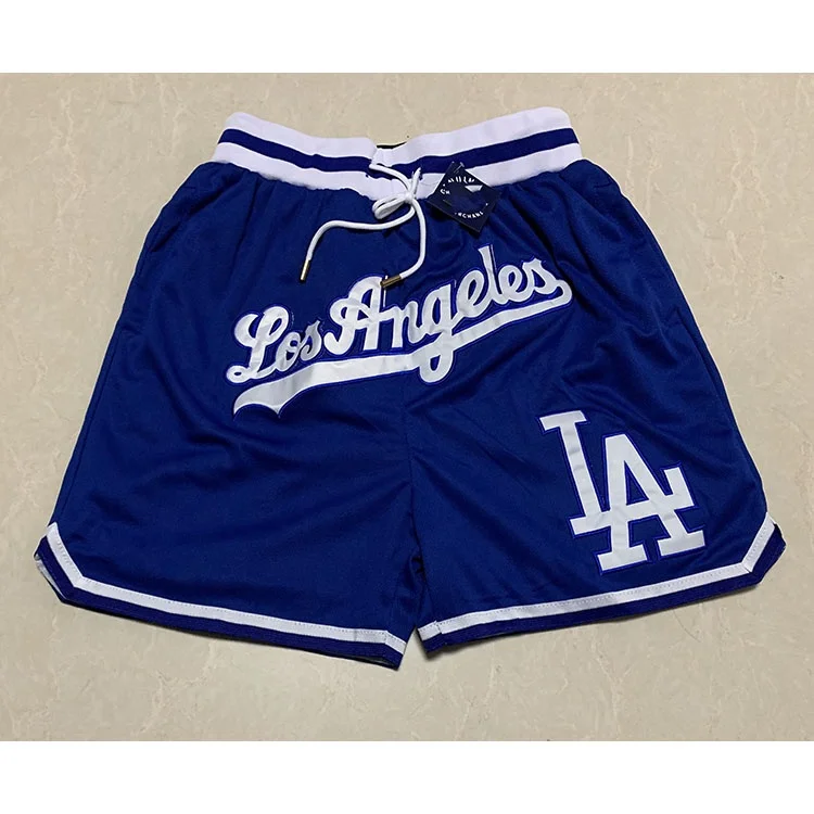 
polyester breathable mens zipper pockets basketball wear m l b baseball team loose wear shorts 