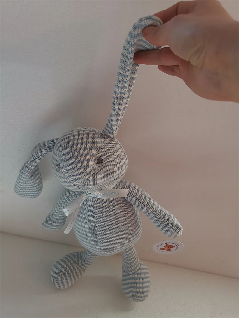 Hot Sale Kids Accompany Handmade Crochet Organic Cotton Bunny Rabbit Doll