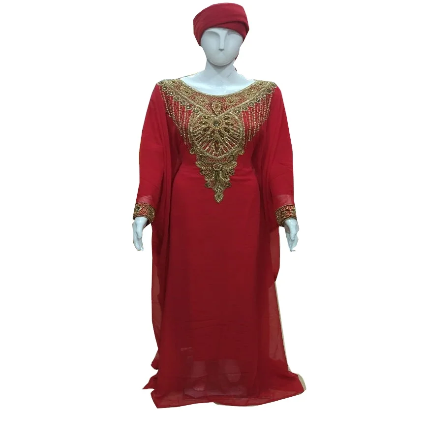 Muslim Bridal Wedding Beaded Moroccan   Kaftans  Jilbab Muslim abaya