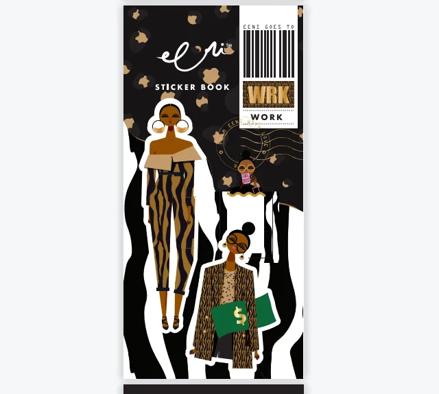 Буклет с наклейками для детских мероприятий на заказ с бумажной карточкой