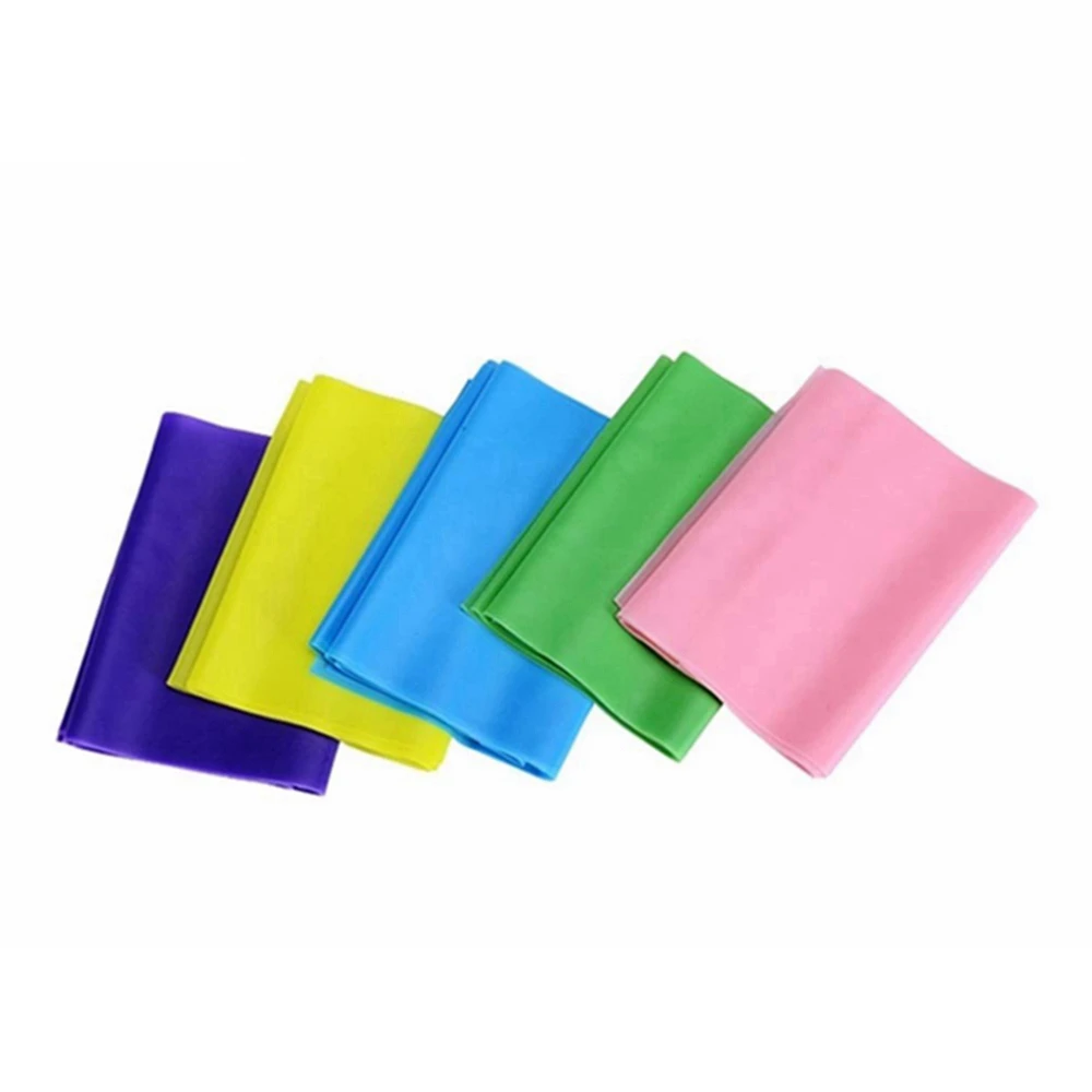 1.5M/2M ECO-friendly Elastic band bulk resistance band flat yoga training physical latex free therapy band