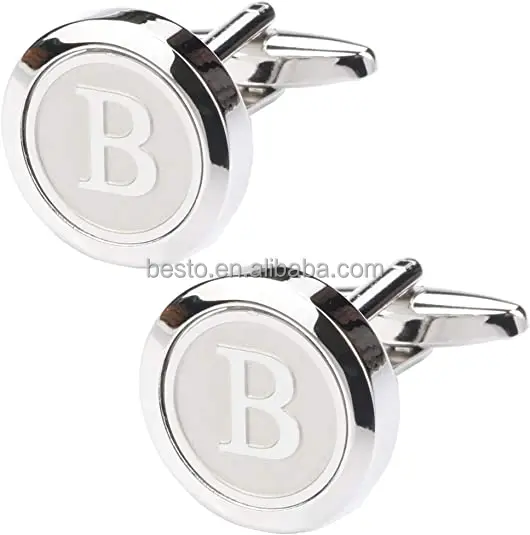 High quality hot sale vintage men metal cufflinks sets for business man