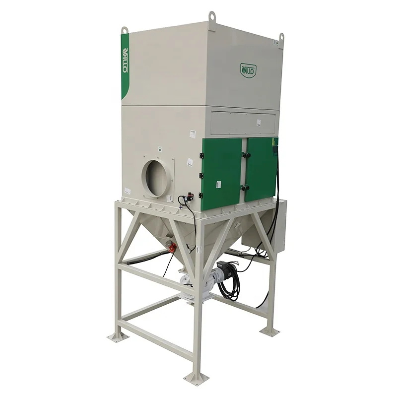 4000W Auto Discharge Cyclone Industrial Dust Collector for Powder Feeding Mixing Woodworking