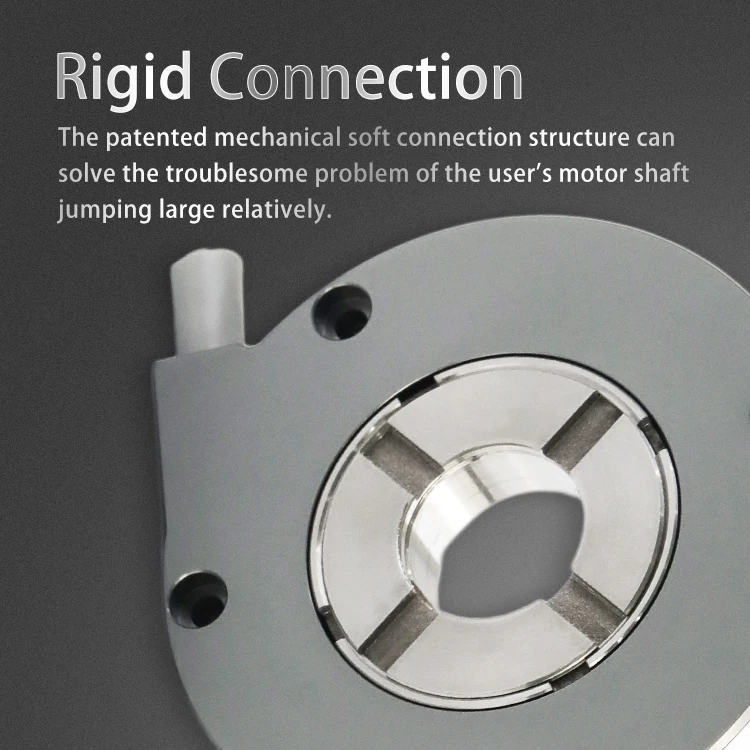 HENGXIANG-MP55 SSI Absolute Hollow Shaft Rotary Encoder RS485 Interface