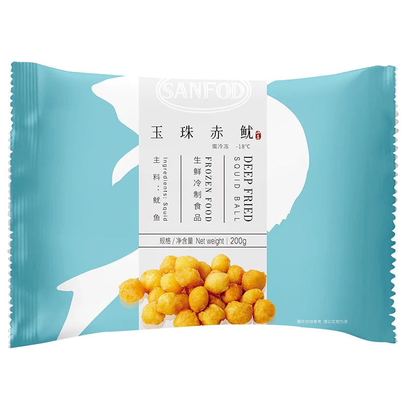 Low Price Good Quality Latest Healthy Fried Squid Ball Frozen Squid Ball