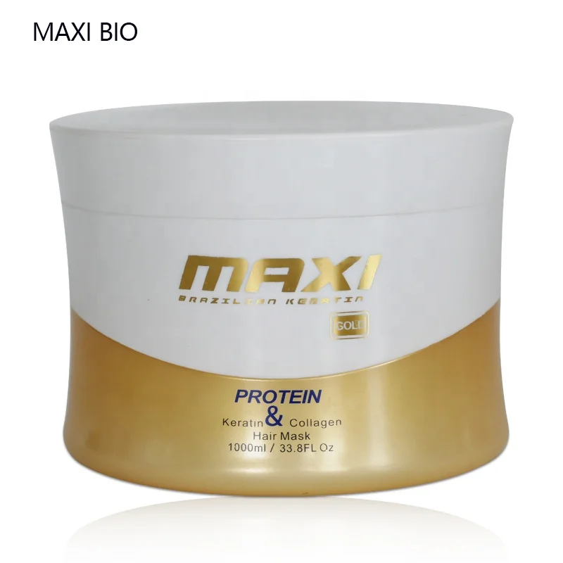 MAXI BIO Gold Hair Shampoo Rich in Protein Amino Acid Anti Hair Loss Color Safe Ultra Hydrated Sulfate-free 500ML