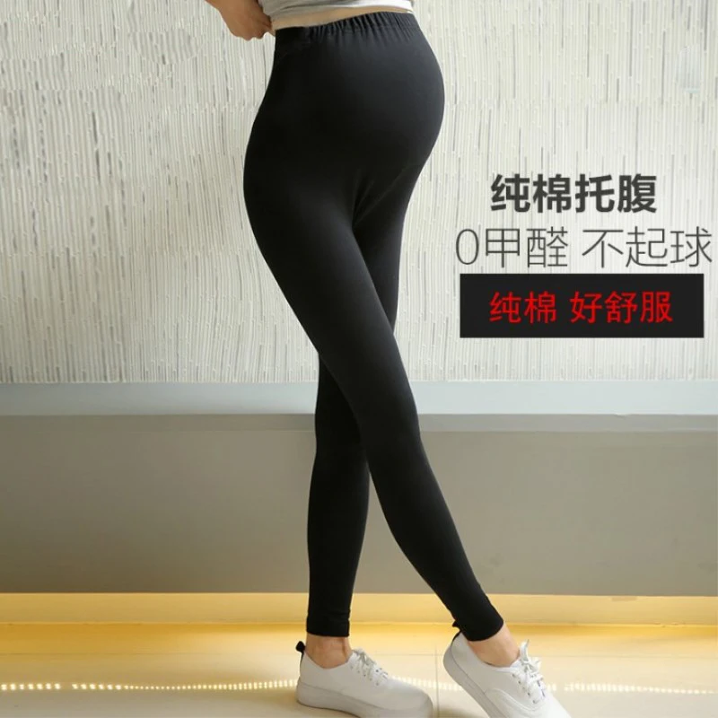 Spring Fall High Waist Maternity Leggings for Pregnant Women Stretch Cotton Pregnancy Clothes Pants Maternity Bottoms