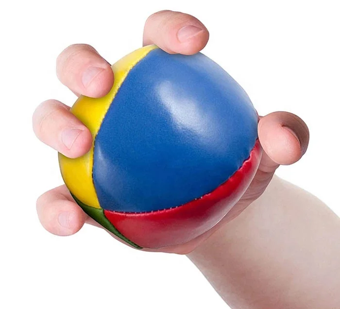 Wholesale Juggling ball toy balls classic 4 panel juggling balls hacky sack