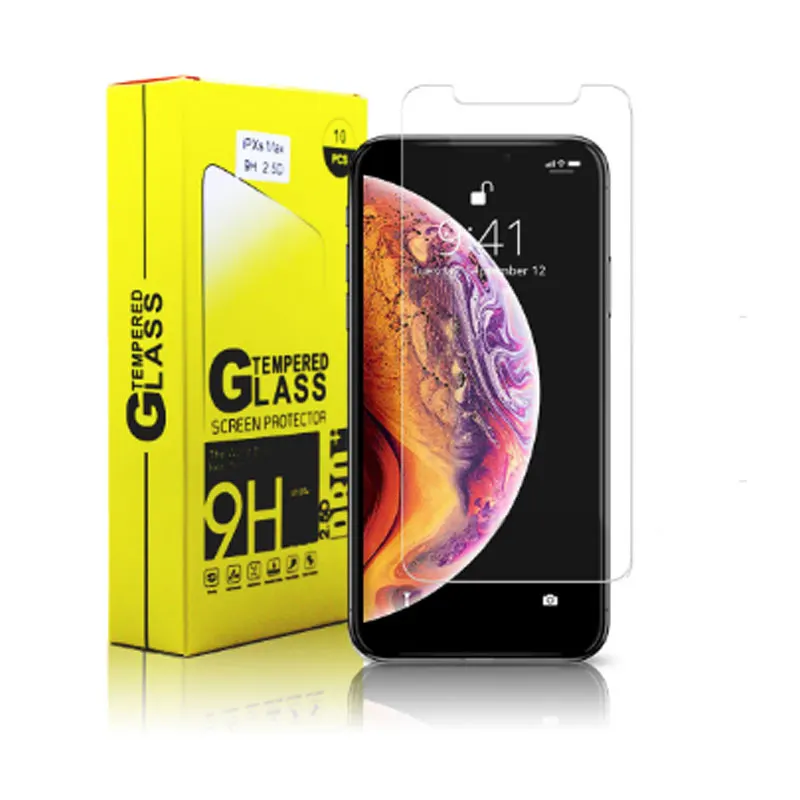 Feixin 2021 Amazon 9H закаленное стекло 2.5D защита экрана OEM/ODM Новое поступление для Iphone 11 12 13 оптовая