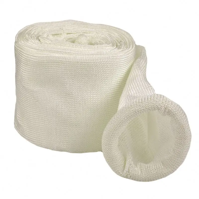 Glass wool knitted sleeve automotive engine tube professional fiberglass insulated wire hose protective knitted sleeve