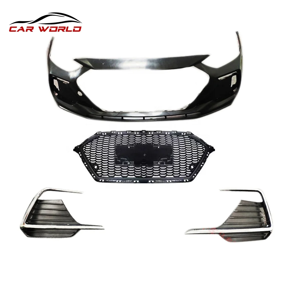Car Face Kit For HYUNDAI 2016-2019 Elantra Car  Body kit  For Elantra 2017 Modified  Sport Model Plastic Material