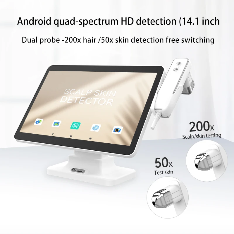 Portable Beauty Face Skin Analyzer 2024 Scalp Hair Follicle Analyzer High Quality Scalp Care Salon Scalp Regeneration Machine