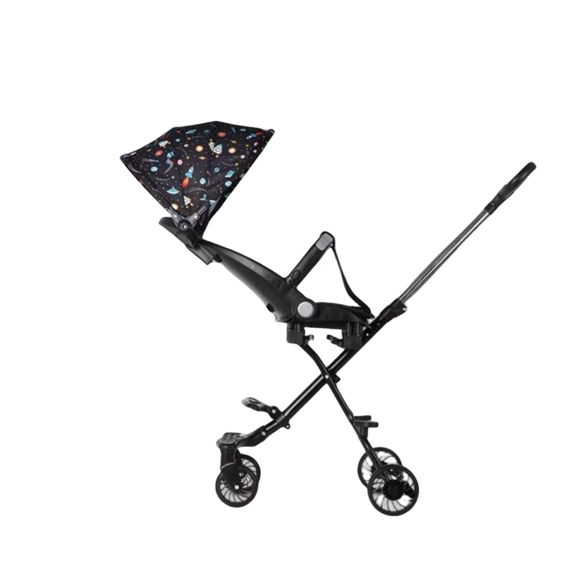 2022 Factory Wholesale High Landscape Light weight Easy Folding Baby Stroller With Canopy