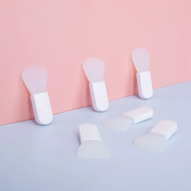 Mini Plastic Silicone Facial Spatula Cosmetic Face Cream Spatulas for Skin Care and Mask Application