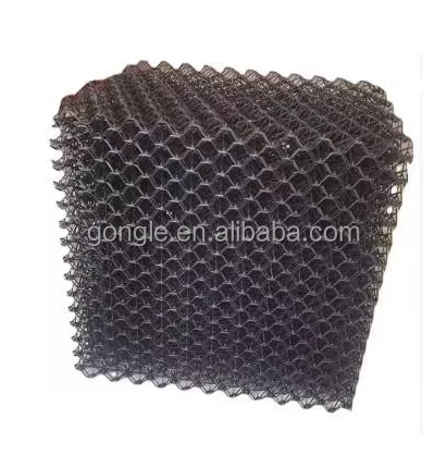 Anti-UV Black plastic evaporation cooling pad Plastic water curtain Poultry housing Cooling plastic cool pads CELL PAD