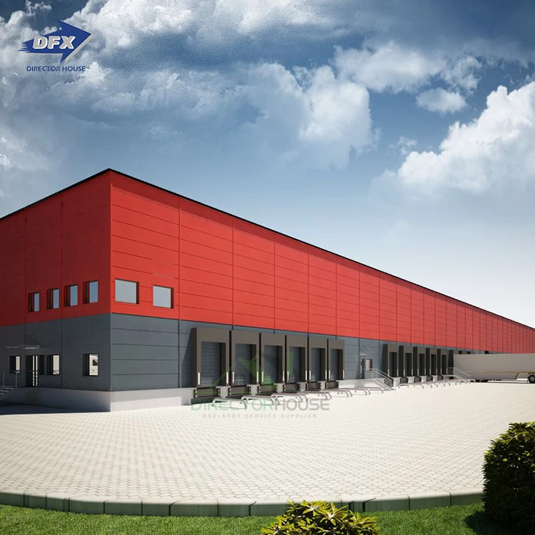 Prefabricated Construction Industrial Metal Materials Hangar Shed Warehouse Workshop Plant Steel Structure Building