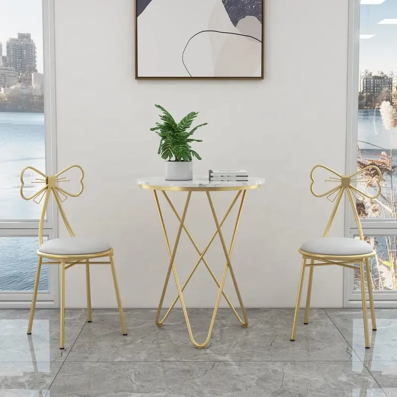 Decorative and Decanter Dining Velvet Living Room Chairs Used for Home Decor Gold Color Modern Design Metal Furniture Chair