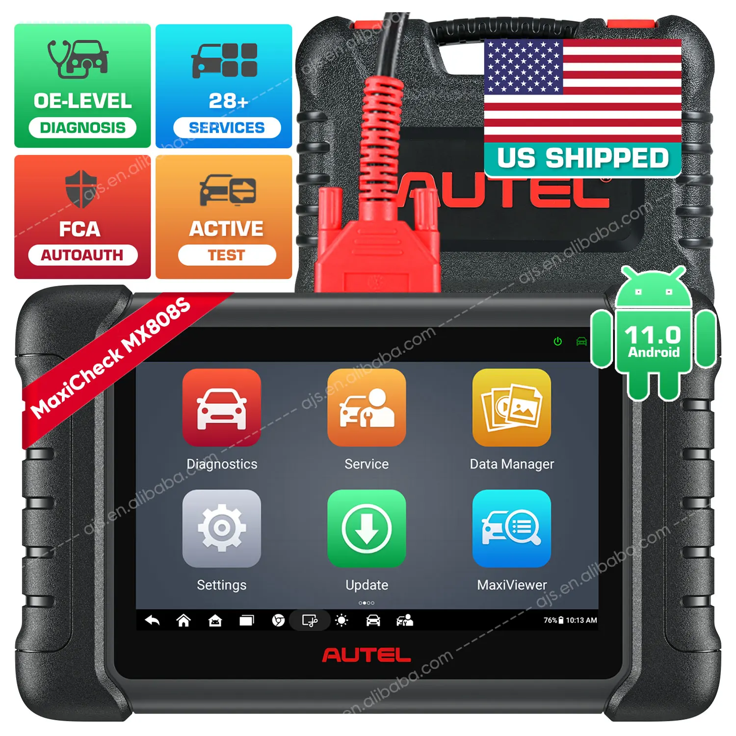 Autel MX808S diagnotik Профессиональный Автомобильный сканер все системы OBD2 инструменты для автоматической диагностики модернизированные MX808 MK808