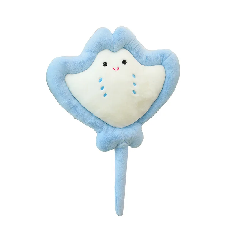 Wholesale Cute Sea Ocean Stuffed Doll Toys Soft Manta Ray Plush Mobula Devil Ray Flying Fish Plush Toy Cushion
