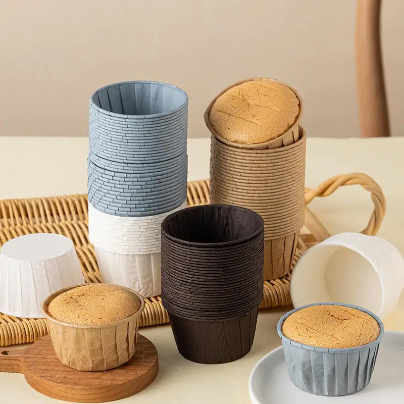 Симпатичные бумажные вкладыши для кексов с принтом на заказ упаковка пергамент папар выпечки/Рождественские пастельные Формы