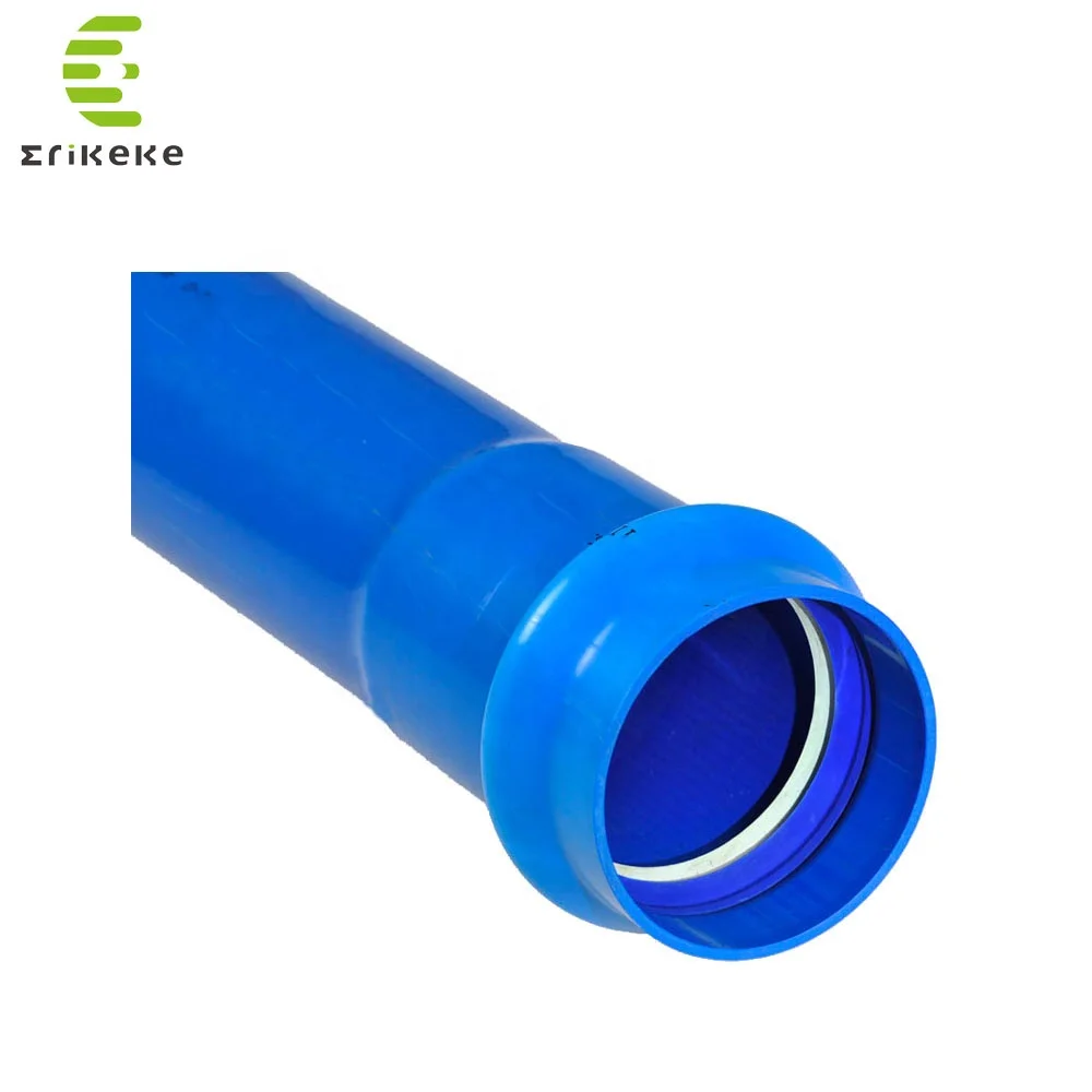 Factory 100% New Material O Belled End  200mm Diameter Pvc or Upvc Perforated Drainage Pipe Water Supply