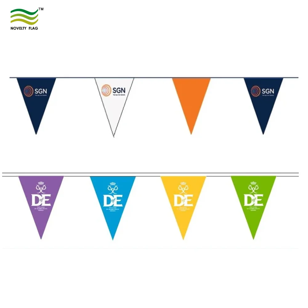 custom flutter streamer bunting decorative string flags