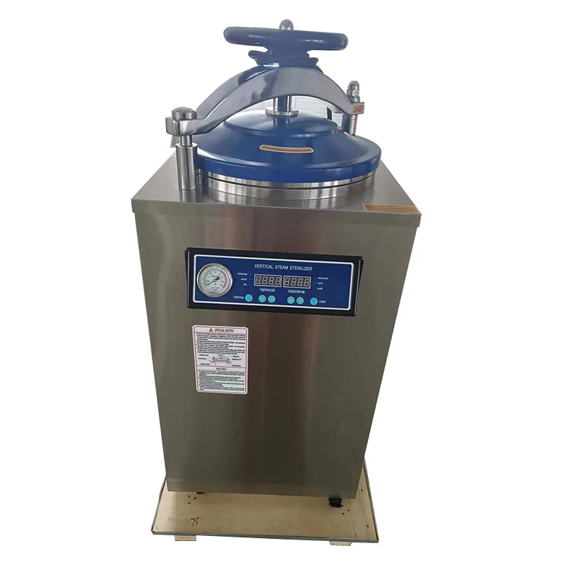 High performance high pressure steam sterilizer autoclave laboratory vertical autoclave