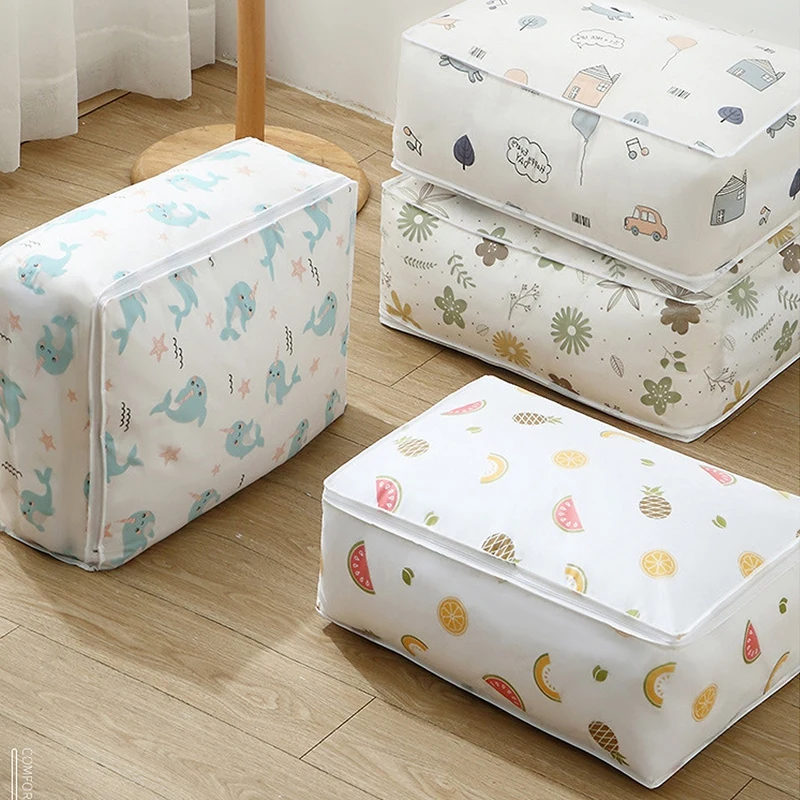 Newest custom duvet storage bag folding storage bag clothes storage bag organizer