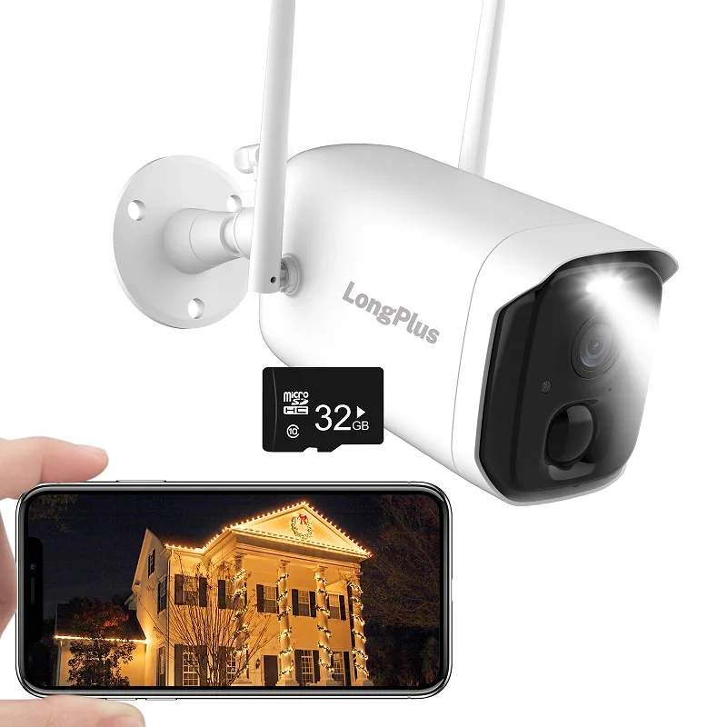 AceseeTop quality Waterproof Indoor & Outdoor home camera WiFi network Rechargeable Battery Powered wireless ip Camera