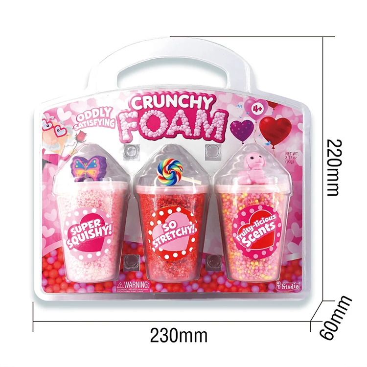 Wholesale Istudio Diy Foam Slime Scented Stress Relief Slime Christmas Present Foam Balls Slime From Factory