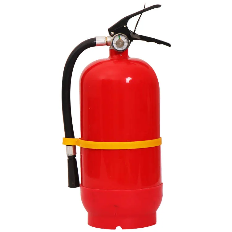 Safety fire extinguisher with rubber fire hose waterproof PVC label extinguisher
