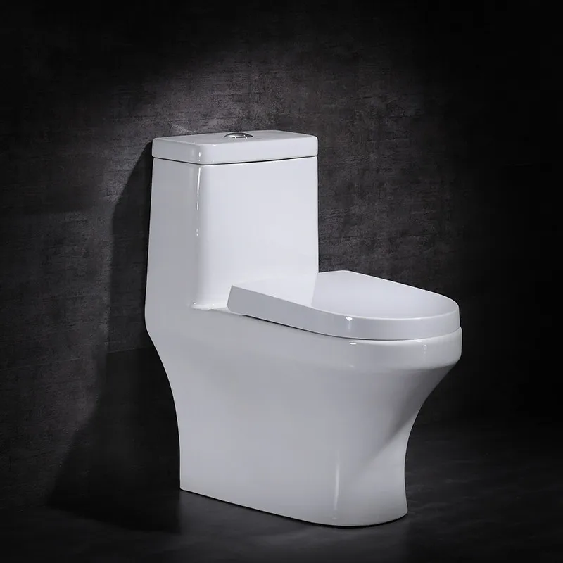 One Piece Siphonic Excess Eddy Ceramic Toilet S-trap Chaozhou Sanitario Retrete Water Closet