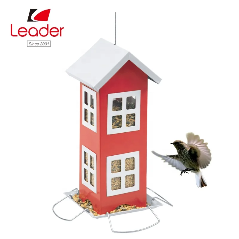 Outside Squirrel Proof Wild Bird Feeders Metal Bird Seed Feeder Bird feeder