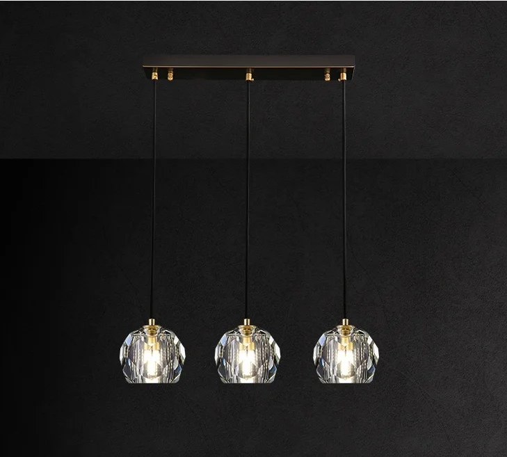 In Stock Adjustable Light Nordic Bed Dining Villa Ac 220V Dinning Table Salons Chandelier Modern