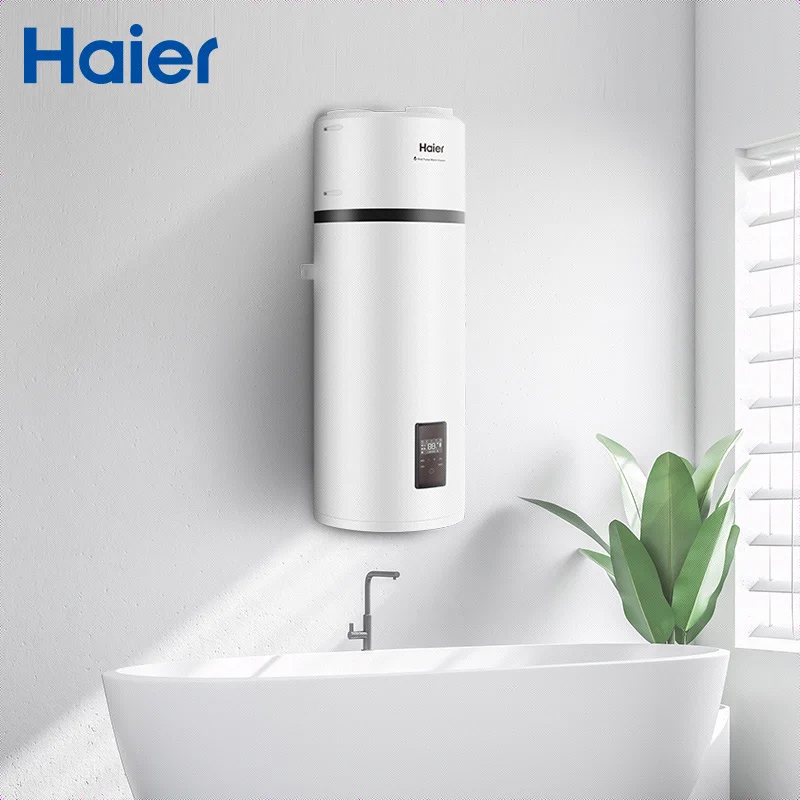 Haier R134a Air Condition 3kw Air To Water Air Source Generator Boiler Geyser Water Heater Heat Pump Boiler