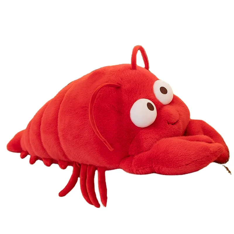 Wholesale Boston Lobster pillow pillow doll animal toy stuffed lobster plush toy gift for kids