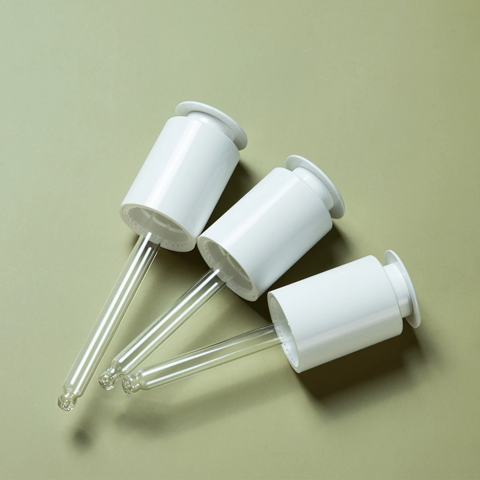 Luxury Empty 20/410 plastic Press Pump Plastic Dropper Cap For Glass Bottle