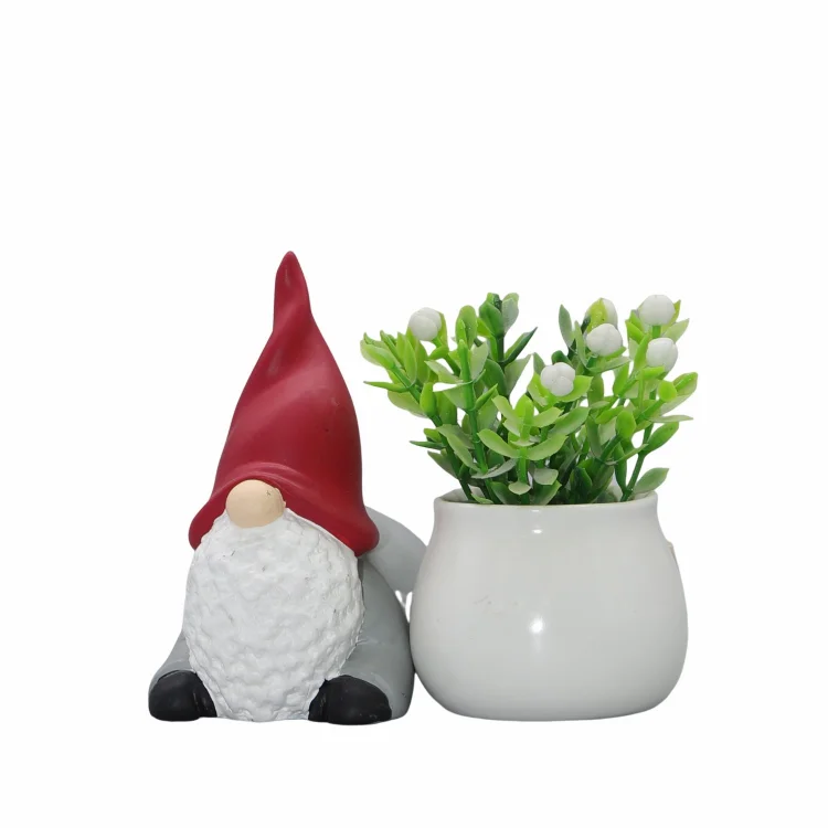 Red Ceramic Garden Pot Malaysia Botanical Design Flowerpot color ceramic succulent pot