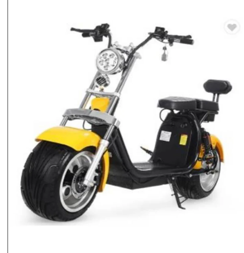 2023 best christmas gift 4000w 1500w 60v 12ah 20ah electric city coco scooter with double seat,mirrors and Big Round Headlight