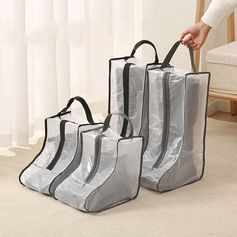 Wholesale Moisture-proof Shoe Storage Organizer Boot Dust Bag Household Waterproof Portable Travel Shoe Bag Pouch with zipper