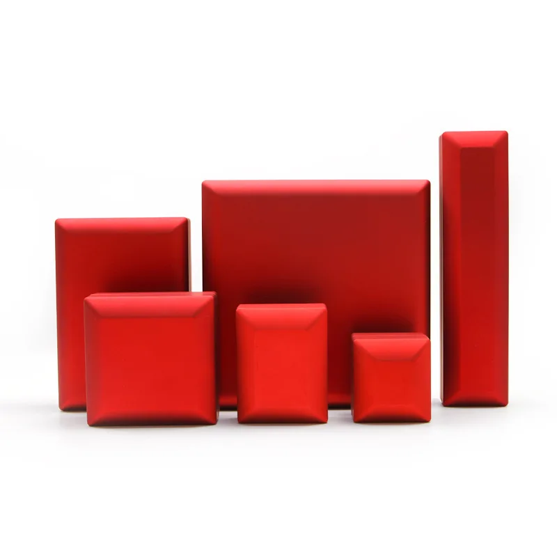 Led Black Lacquer logo Silk Screen Luxury Jewellery Boxwith Lights Led Jewellery Package Custom Ring Boxes Jewelry Box