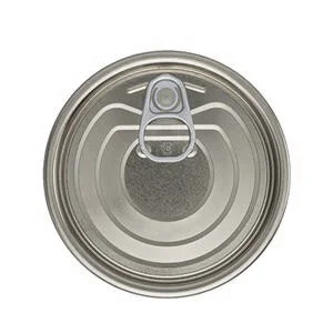 Top Seller Eoe #300 73mm Tinplate Easy Open End can lid Supplier Easy Open lid Tin can