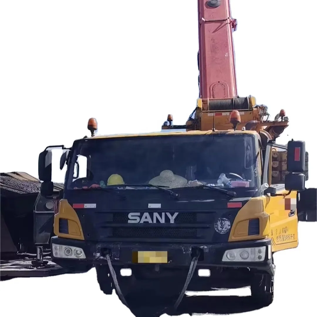 Подержанный грузовик crane160 тонн мобильный гидравлический автокран Sany STC1600 160 для продажи веса на рельсах 2013 год
