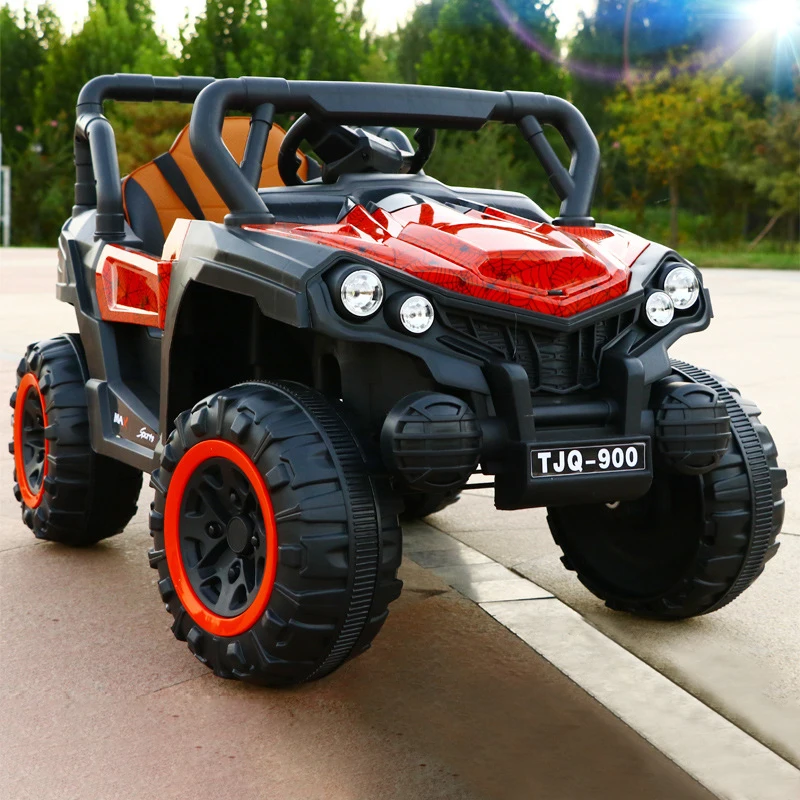 High Quality Two-Seater Remote Control Motorized Toy Car with Battery for 8-13 Year Olds
