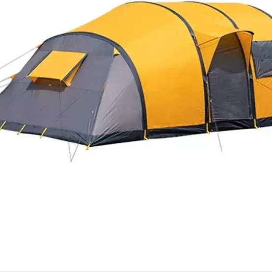 New product Glamping Canvas Inflatable Tent Yurt Tent four seasons Outdoor Inflatable Camping Tent
