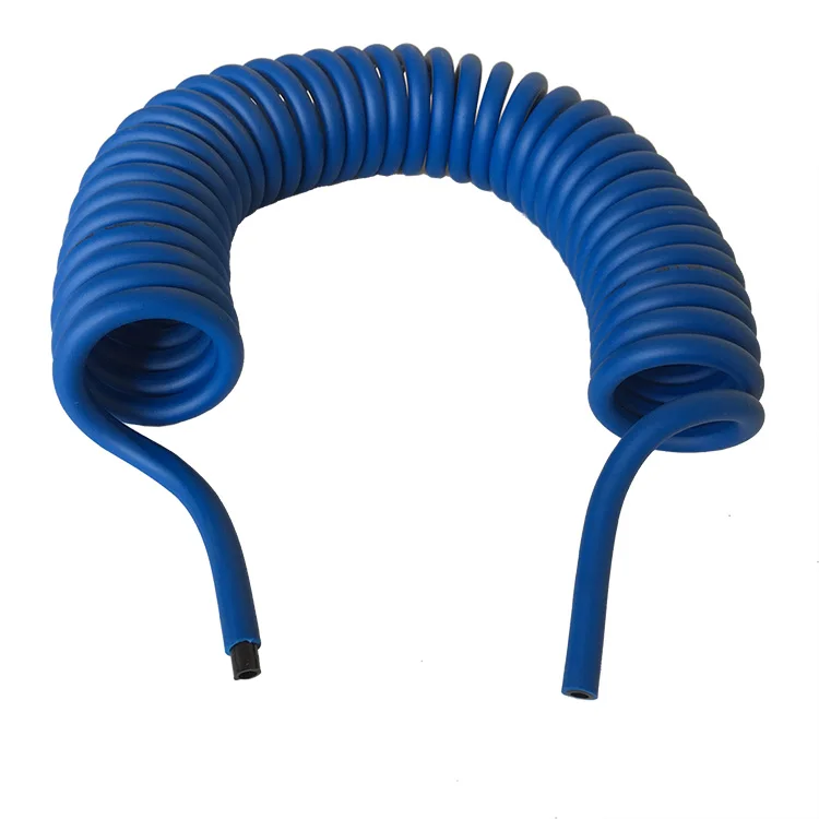 High Pressure Anti-spark Plastic spiral Tube Customized Flexible Air Coil Hose 10mm spring Welding Tube