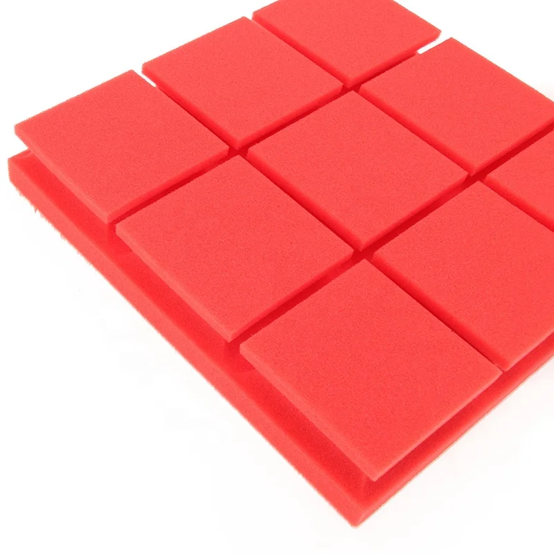 Three Head square Design Studio Wedge Tile Soundproof and Sound-absorbing Wall Panel