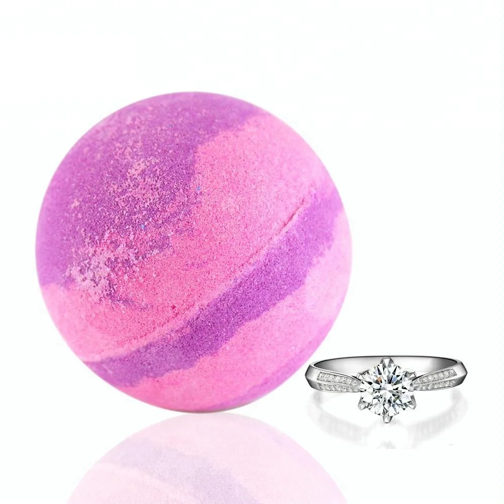 Hot Sale Msds Colorful Bomb Bath Organic Bubble Vegan Bath Bombs with Ring