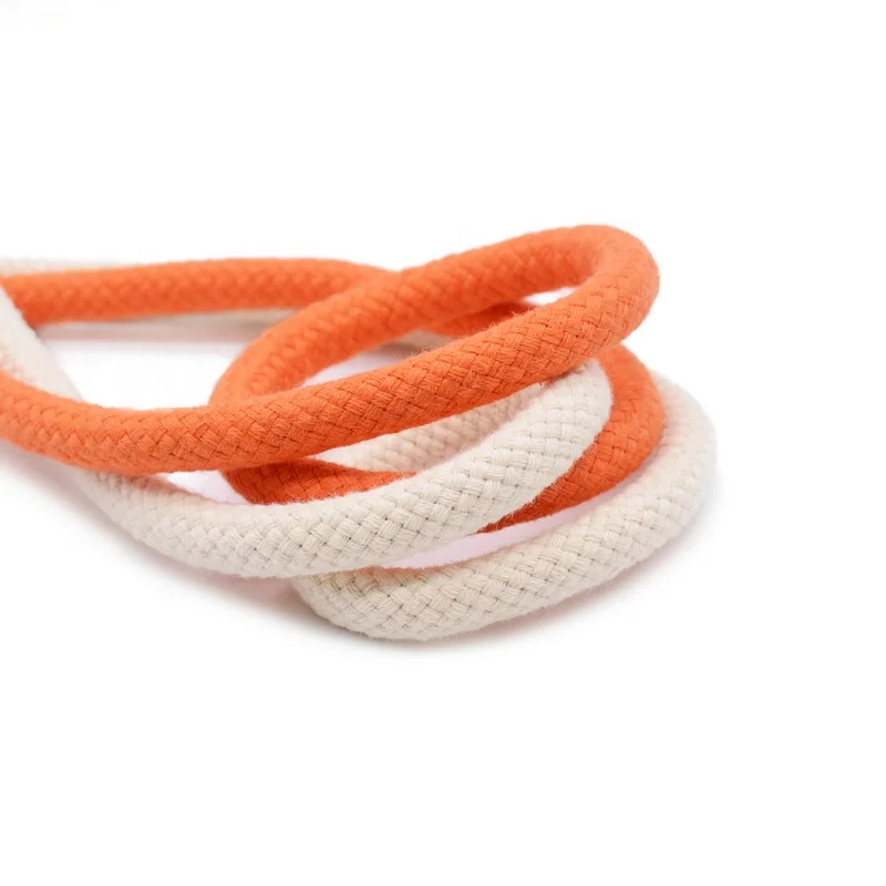 Wholesale Round Cotton Braid Cords Macrame Twisted Ropes