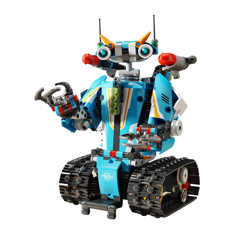 wholesale Panlos 675001 Remote Control Off-road Vehicle Robot Moc STEM Creative MOC Building Block Sets Programmable toys